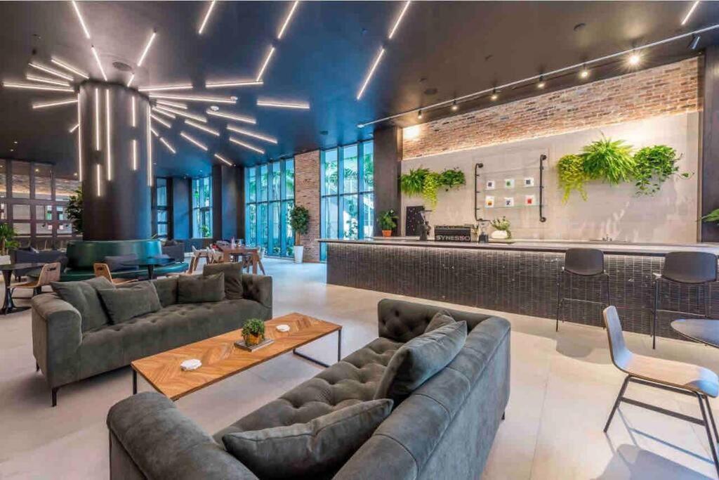 Vibrant Studio Downtown Miami Apartment Exterior foto