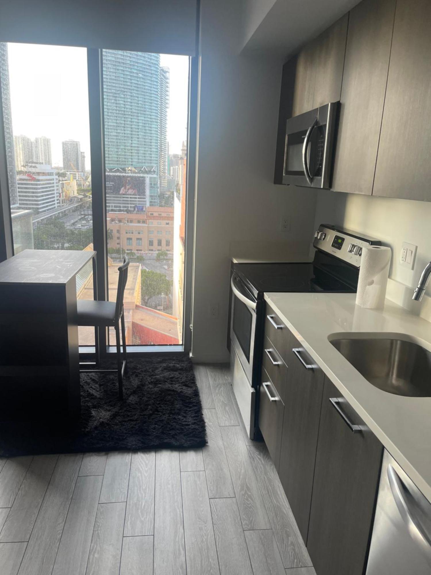 Vibrant Studio Downtown Miami Apartment Exterior foto